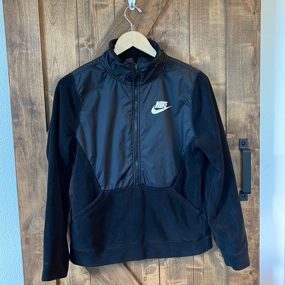 Boys Nike Fleece pullover jacket XL black